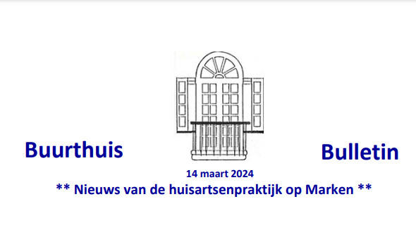 Buurthuis Bulletin maart 2024